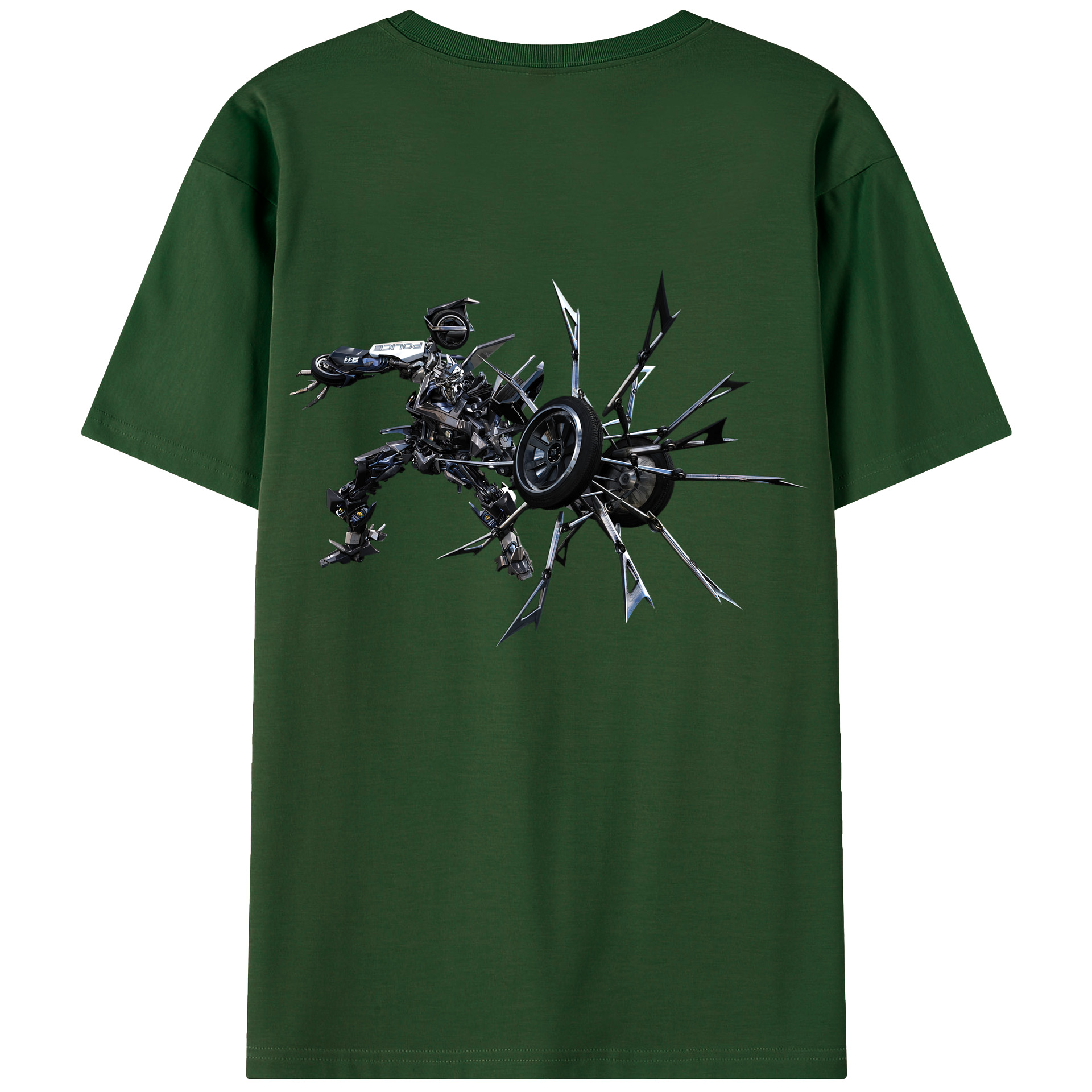 （画像用）  綿100％半袖Tシャツ（背面プリント）